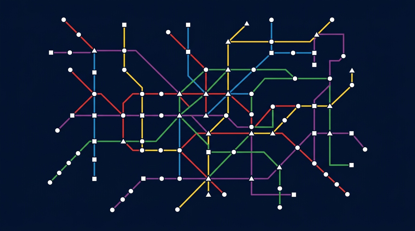 Mini Metro - jeu de stratégie réseau de métro